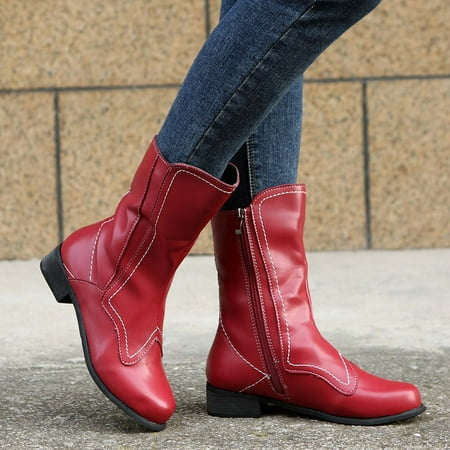 TIANEK for Chunky Low-Heel Mid Barrel Fashion Platform Side Zip Boot Socks for Women Reduced
TIANEK for Chunky Low-Heel Mid Barrel Fashion Platform Side Zip Boot Socks for Women Reduced