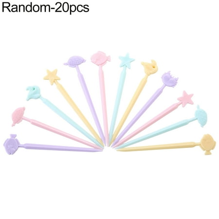VERMON Fruit Stick 20Pcs Picking Up Comfortable Grip Pretty Creative Fruit Cake Dessert Fork
VERMON Fruit Stick 20Pcs Picking Up Comfortable Grip Pretty Creative Fruit Cake Dessert Fork