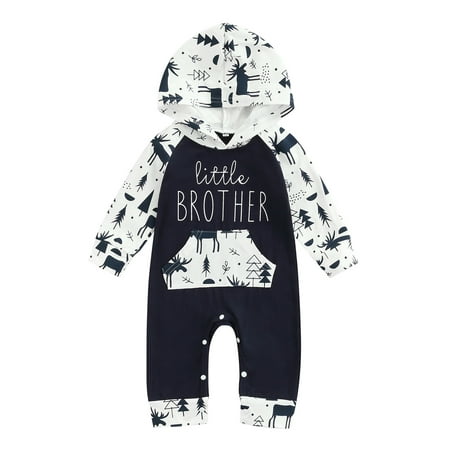Sunisery Newborn Baby Boys Girls Autumn Color Block Jumpsuit Printed Long Sleeve Hooded Romper with Pocket Navy 6-12 Months
Sunisery Newborn Baby Boys Girls Autumn Color Block Jumpsuit Printed Long Sleeve Hooded Romper with Pocket Navy 6-12 Months