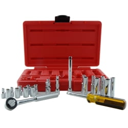 SOCKET SET 1/4 DRIVE 21PC MAGNETIC