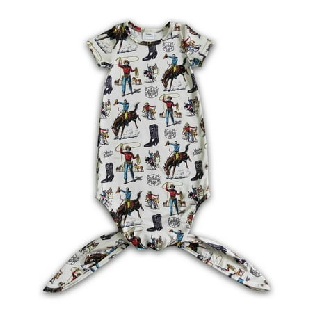 Fashion New Infant Gowns Cowboy Horse Riding Unisex Short Sleeve Baby Boy Girl Gowns (0-3 Months)
Fashion New Infant Gowns Cowboy Horse Riding Unisex Short Sleeve Baby Boy Girl Gowns (0-3 Months)