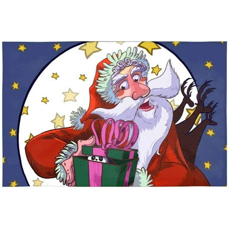 ECZJNT Christmas Santa Claus Placemat Plate Holder Set of 6 Table Mats Protector 12x18 inch
ECZJNT Christmas Santa Claus Placemat Plate Holder Set of 6 Table Mats Protector 12x18 inch