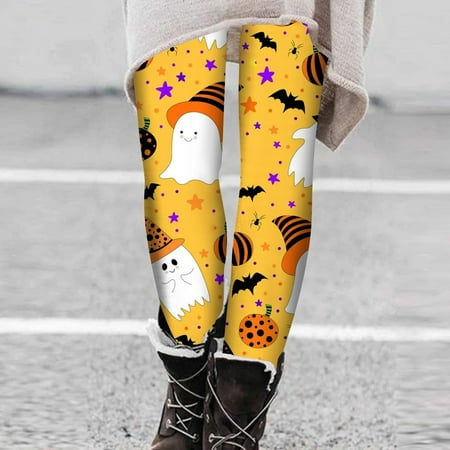 Cuhas Womens Fashion Cargo Pants Women Pants Halloween Print Elastic Soft Cotton Leggings Casual Home Pajamas Plus Size Womens Pants Yellow S
Cuhas Womens Fashion Cargo Pants Women Pants Halloween Print Elastic Soft Cotton Leggings Casual Home Pajamas Plus Size Womens Pants Yellow S
