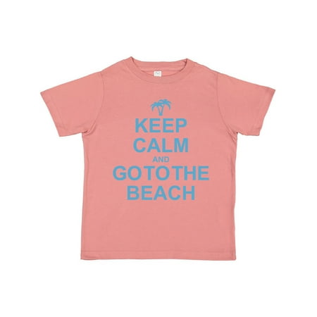 Inktastic Keep Calm Go To The Beach Gift Toddler Boy or Toddler Girl T-Shirt