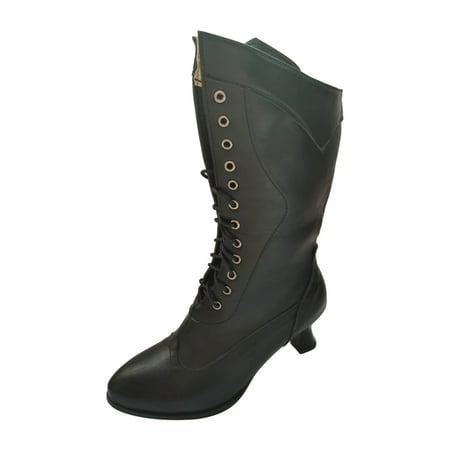 Rdeuod Mid Calf Boots for Women Shoes Winter Warm Mid Heel Casual Retro British Style Solid Color Lace-Up Pointed Mid-Calf Boots
Rdeuod Mid Calf Boots for Women Shoes Winter Warm Mid Heel Casual Retro British Style Solid Color Lace-Up Pointed Mid-Calf Boots