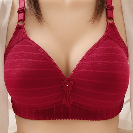 asdoklhq Sports Bras for Women Lace Breathable Bra Underwear No Rims