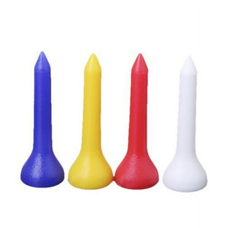 NUOLUX 100pcs 3.5mm Plastic Tees (Mixed Color)