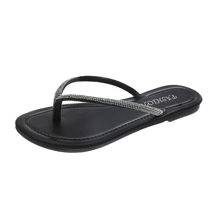 TUOBARR Womens Flip Flop Slippers New Summer Flat Shoes Casual Slip-Toe Women s Sandals Clip Toe Slippers Black
TUOBARR Womens Flip Flop Slippers New Summer Flat Shoes Casual Slip-Toe Women s Sandals Clip Toe Slippers Black