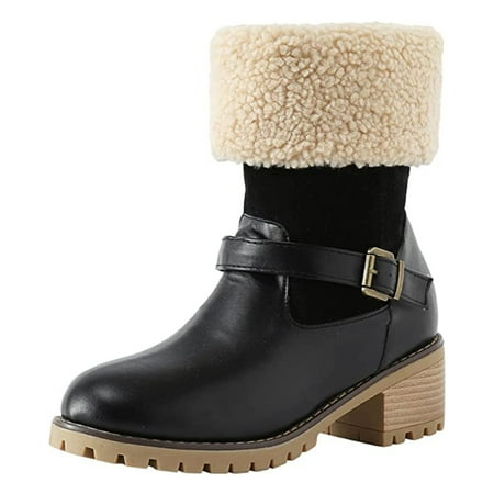 Woman Thick Heel Short Boots Odor-proof and Shock-absorbing Suitable for Camping Indoor Walking Black 43
Woman Thick Heel Short Boots Odor-proof and Shock-absorbing Suitable for Camping Indoor Walking Black 43