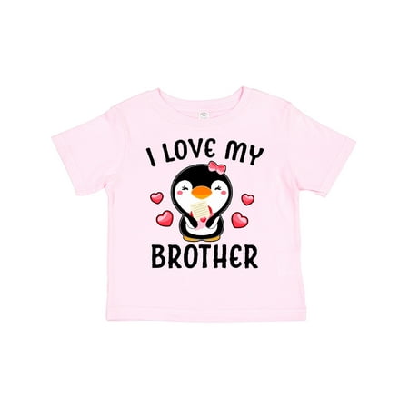 Inktastic I Love My Brother with Cute Penguin and Hearts Gift Toddler Toddler Girl T-Shirt
Inktastic I Love My Brother with Cute Penguin and Hearts Gift Toddler Toddler Girl T-Shirt