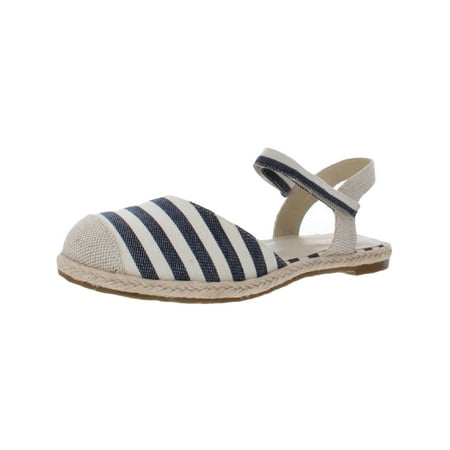 Sofwear by Beacon Womens NYLA Flat Ankle Strap Espadrilles