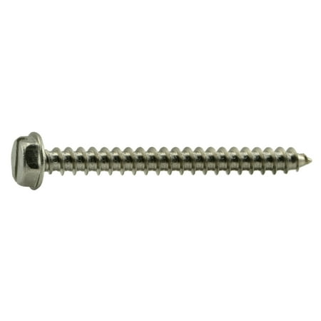 #10 x 2 18-8 Stainless Steel Slotted Hex Washer Head Sheet Metal Screws SMSHSS-313
#10 x 2 18-8 Stainless Steel Slotted Hex Washer Head Sheet Metal Screws SMSHSS-313