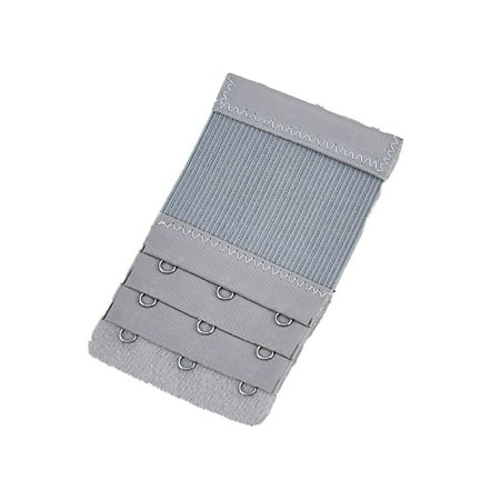 QWERTYU Womens Bra Extender 3 Hook Soft Adjustable Elastic Bra Strap Extender Gray One Size
QWERTYU Womens Bra Extender 3 Hook Soft Adjustable Elastic Bra Strap Extender Gray One Size