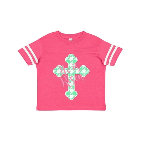 Inktastic He is Risen Green Plaid Cross Gift Toddler Boy or Toddler Girl T-Shirt
Inktastic He is Risen Green Plaid Cross Gift Toddler Boy or Toddler Girl T-Shirt