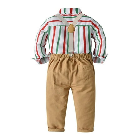 Dadaria Baby Clothes 12Months-6 Years Newborn Clothes Autumn Winter Boys Long Sleeve Trousers Christmas Set Boys Gentleman Clothes Suit Khaki 18-24 Months Baby
Dadaria Baby Clothes 12Months-6 Years Newborn Clothes Autumn Winter Boys Long Sleeve Trousers Christmas Set Boys Gentleman Clothes Suit Khaki 18-24 Months Baby