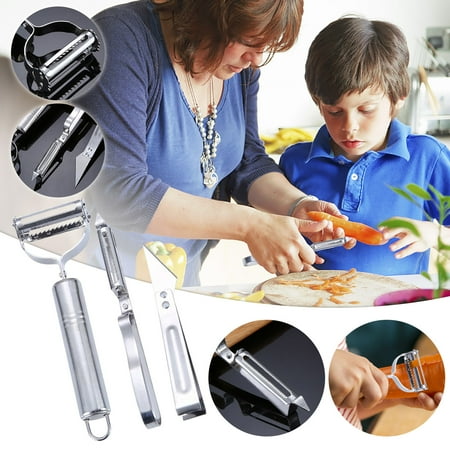 Paring Knife Stainless Steel Peeling Knife Three-piece Peeler Potato Three-in-one Fruit Grater Cutting Vegetable Multi-function Melon Planer Christmas Tree Print
Paring Knife Stainless Steel Peeling Knife Three-piece Peeler Potato Three-in-one Fruit Grater Cutting Vegetable Multi-function Melon Planer Christmas Tree Print