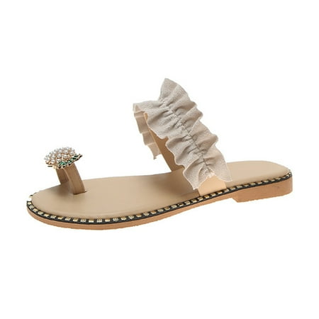 Women\ s Summer Slippers Pineapple Shape Rhinestone Crystal Slip-on Slide Sandals Open Toe Single Band Non-Slip Flat New
Women\ s Summer Slippers Pineapple Shape Rhinestone Crystal Slip-on Slide Sandals Open Toe Single Band Non-Slip Flat New