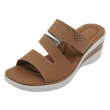 Gzea Vacation Sandals For Women New Lightweight Slippers Casual Sports Rhinestone Thick Bottom Metal Buckle Latex Large Size Women s Shoes Summer Sandals Brown 40
Gzea Vacation Sandals For Women New Lightweight Slippers Casual Sports Rhinestone Thick Bottom Metal Buckle Latex Large Size Women s Shoes Summer Sandals Brown 40