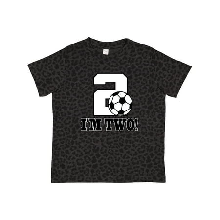 Inktastic 2nd Birthday Soccer Outfit Gift Toddler Boy or Toddler Girl T-Shirt