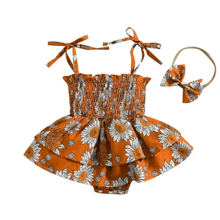 Baby Girl Clothes 6 to 12 Months Toddler Girls Halter Romper Bodysuit Flower Prints Fashion For Clothes With Headbands Tumbling Leotard Girls
Baby Girl Clothes 6 to 12 Months Toddler Girls Halter Romper Bodysuit Flower Prints Fashion For Clothes With Headbands Tumbling Leotard Girls