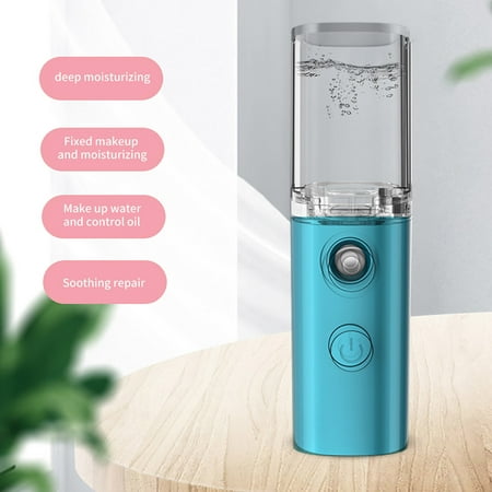 KUNPENG Nano Moisturizing Device Portable Facial Humidifier Steaming Facial Device Blue
KUNPENG Nano Moisturizing Device Portable Facial Humidifier Steaming Facial Device Blue