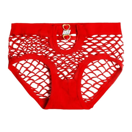 Qxutpo 6-Pack Womens Underwear Plus Size Low Waistolid Color Mesh Briefs Crotch Panties
Qxutpo 6-Pack Womens Underwear Plus Size Low Waistolid Color Mesh Briefs Crotch Panties
