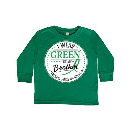 Inktastic I Wear Green for my Brother- Cerebral Palsy awareness Gift Toddler Boy or Toddler Girl Long Sleeve T-Shirt
Inktastic I Wear Green for my Brother- Cerebral Palsy awareness Gift Toddler Boy or Toddler Girl Long Sleeve T-Shirt