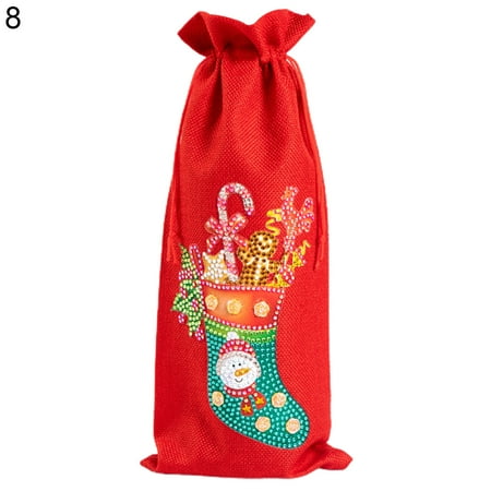 Ximi Wine Gift Bag Creative 5D Fabric DIY Diamond Painting Christmas Wine Bottle Cover for Desktop
Ximi Wine Gift Bag Creative 5D Fabric DIY Diamond Painting Christmas Wine Bottle Cover for Desktop