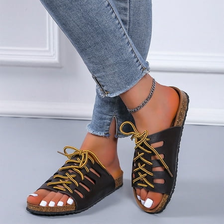 Fidelma Women s Slippers Summer Fashion Slippers Hollow Round Toe Faux Leather Women s Shoes Black 38
Fidelma Women s Slippers Summer Fashion Slippers Hollow Round Toe Faux Leather Women s Shoes Black 38