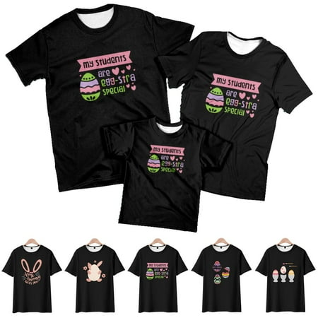 Easter Family Matching Round Short Sleeve T-Shirts Regular Shirt Plus Size Men
Easter Family Matching Round Short Sleeve T-Shirts Regular Shirt Plus Size Men