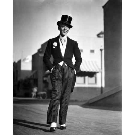 Fred Astaire Walking in Formal Suit Photo Print