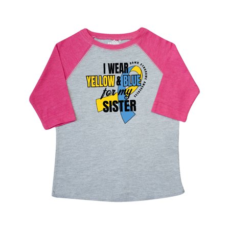 Inktastic I Wear Yellow and Blue For My Sister Down Syndrome Awareness Gift Toddler Boy or Toddler Girl T-Shirt
Inktastic I Wear Yellow and Blue For My Sister Down Syndrome Awareness Gift Toddler Boy or Toddler Girl T-Shirt