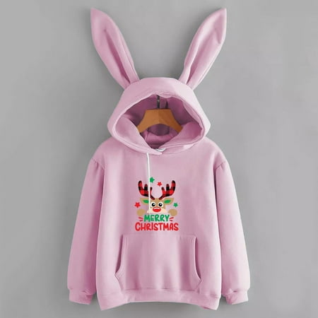 jsaierl Hoodies for Women Bunny Ear Long Sleeve Shirts Christmas Sweaishirt Elk Graphic Tops Cute Casual Fall Blouse Tee Xmas Pullover Gifts
jsaierl Hoodies for Women Bunny Ear Long Sleeve Shirts Christmas Sweaishirt Elk Graphic Tops Cute Casual Fall Blouse Tee Xmas Pullover Gifts