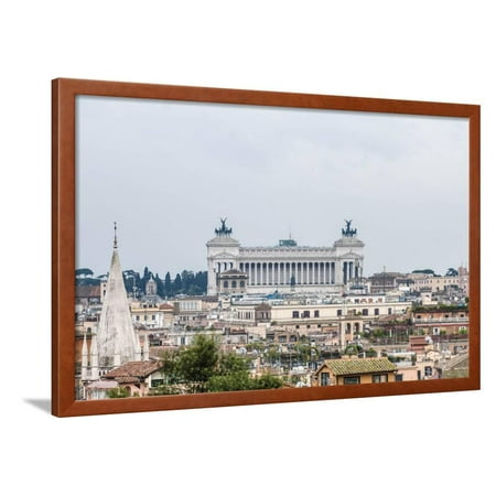 National Monument to Victor Emmanuel in Rome, Italy. Framed Print Wall Art By Anibal Trejo