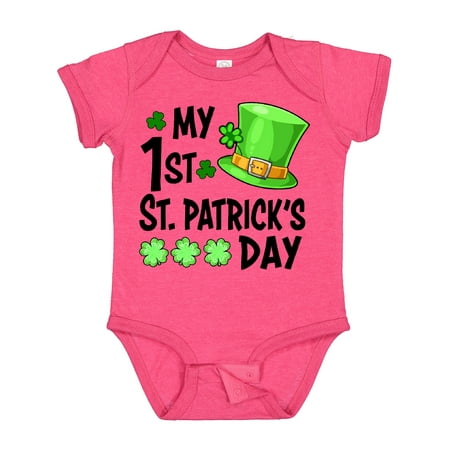 Inktastic My 1st St. Patrick s Day Green Top Hat and Clovers Gift Baby Boy or Baby Girl Bodysuit
Inktastic My 1st St. Patrick s Day Green Top Hat and Clovers Gift Baby Boy or Baby Girl Bodysuit