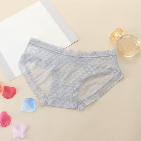 NECHOLOGY Womens Lace Panties Briefs Hollow Out Transparent Panties Comfortable And Seamless Ladies Underwear Cotton Briefs Underpants Grey Medium
NECHOLOGY Womens Lace Panties Briefs Hollow Out Transparent Panties Comfortable And Seamless Ladies Underwear Cotton Briefs Underpants Grey Medium