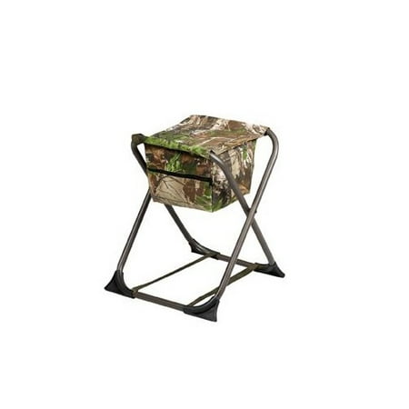 Hunters Specialties Camo Furniture Dove Stool without Back, Realtree Xtra Green