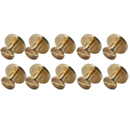 Leather Screw Nail Button Improve Efficiency Reusable Book Binding Screw Easily Binding Disassemble For DIY Production For Leather Crafts For Ledger 13x18mm
Leather Screw Nail Button Improve Efficiency Reusable Book Binding Screw Easily Binding Disassemble For DIY Production For Leather Crafts For Ledger 13x18mm