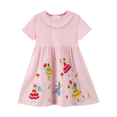 Follure Girls Small And Medium Children s Dress Princess Dress Knitted Cotton Short Sleeve Toddler Girls Christmas Dress Back Dress for Wedding
Follure Girls Small And Medium Children s Dress Princess Dress Knitted Cotton Short Sleeve Toddler Girls Christmas Dress Back Dress for Wedding