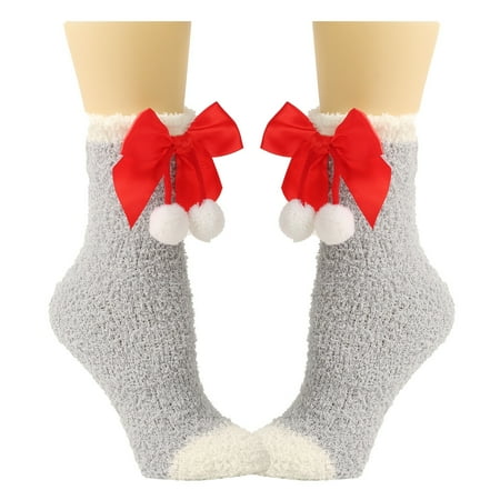 Huaai socks for women Women Socks Bowknot Pure Color Socks Over Festival Christmas cute socks Grey
Huaai socks for women Women Socks Bowknot Pure Color Socks Over Festival Christmas cute socks Grey