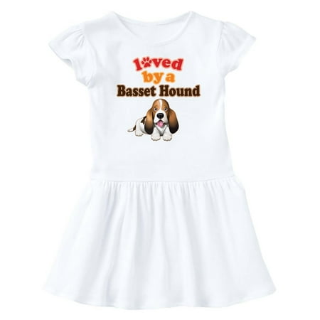 Inktastic Basset Hound Dog Lover Gift Gift Baby Girl Dress