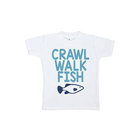 7 ate 9 Apparel Kids Crawl Walk Fish T-Shirt White
7 ate 9 Apparel Kids Crawl Walk Fish T-Shirt White
