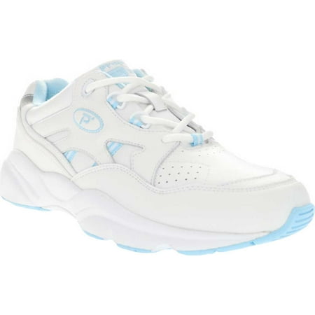 Women s Propet Stability Walker Sneaker White/Light Blue