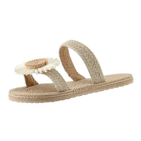Sandals Women Wide Feet Fashion Spring And Summer Slippers Flat Bottom Lightweight Slip On Open Toe Flower Solid Color Beach Style Shoes For Women Sandals Dressy Black
Sandals Women Wide Feet Fashion Spring And Summer Slippers Flat Bottom Lightweight Slip On Open Toe Flower Solid Color Beach Style Shoes For Women Sandals Dressy Black