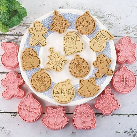 TOP-helper 8PCS Christmas Cookie Cutter Set Christmas Baking Snowflake Biscuit Mold
TOP-helper 8PCS Christmas Cookie Cutter Set Christmas Baking Snowflake Biscuit Mold