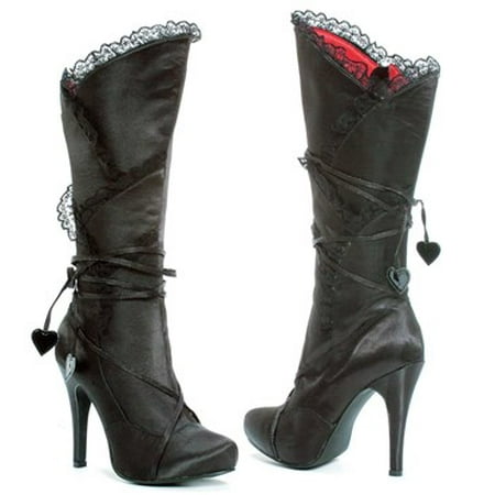 Satin High Heel Adult Boots