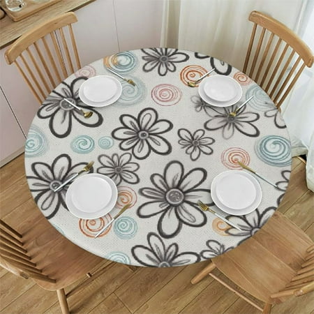 Tllo0ord Waterproof Wipeable Table Cover Waterproof Oil Proof Table Cloth Wipe Clean Table Cover for Indoor and Outdoor Leaves Fits Tables 42-46
Tllo0ord Waterproof Wipeable Table Cover Waterproof Oil Proof Table Cloth Wipe Clean Table Cover for Indoor and Outdoor Leaves Fits Tables 42-46