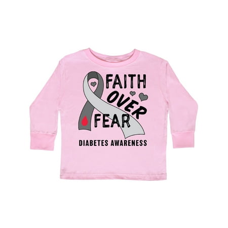 Inktastic Diabetes Awareness Faith over Fear Gift Toddler Boy or Toddler Girl Long Sleeve T-Shirt
Inktastic Diabetes Awareness Faith over Fear Gift Toddler Boy or Toddler Girl Long Sleeve T-Shirt