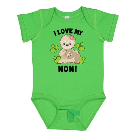 Inktastic Cute Sloth I Love My Noni with Green Leaves Gift Baby Boy or Baby Girl Bodysuit
Inktastic Cute Sloth I Love My Noni with Green Leaves Gift Baby Boy or Baby Girl Bodysuit