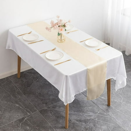 GYZEE Satin Table Runner Table Cloth 30X275Cm For Banquet Wedding Party Decoration Champagne
GYZEE Satin Table Runner Table Cloth 30X275Cm For Banquet Wedding Party Decoration Champagne